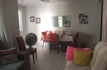Casa com 3 dormitórios, 103 m² - venda no bairro Marapé - Santos/SP