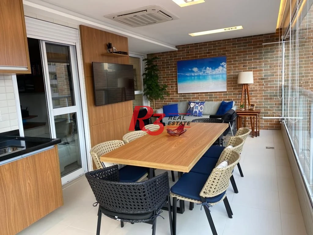 Apartamento à venda, 127 m² por R$ 1.950.000,00 - Boqueirão - Santos/SP