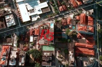 Terreno à venda, 1364 m² por R$ 13.649.000,00 - José Menino - Santos/SP