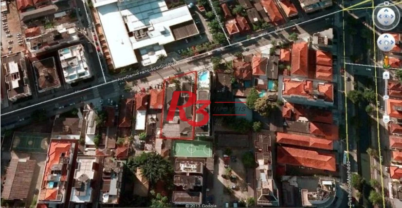 Terreno à venda, 1364 m² por R$ 13.649.000,00 - José Menino - Santos/SP
