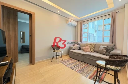 Apartamento à venda, 48 m² por R$ 427.000,00 - José Menino - Santos/SP