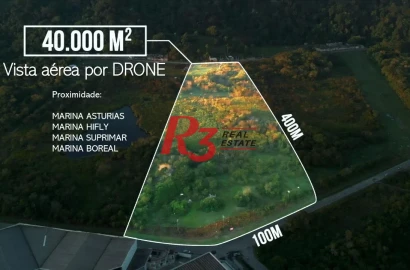 Terreno à venda, 40000 m² por R$ 12.000.000,00 - Cing - Guarujá/SP