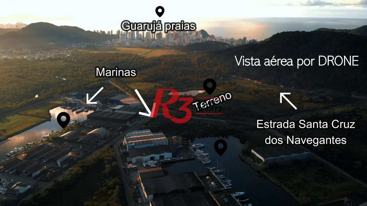 Terreno à venda, 40000 m² por R$ 12.000.000,00 - Cing - Guarujá/SP