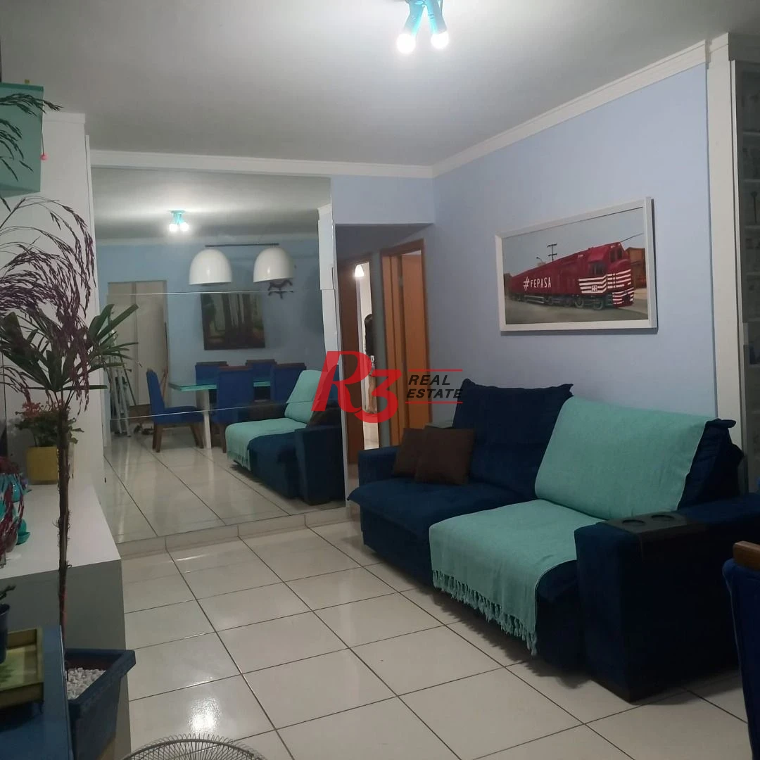 Apartamento com 3 dormitórios à venda, 111 m² por R$ 850.000,00 - Canto do Forte - Praia Grande/SP