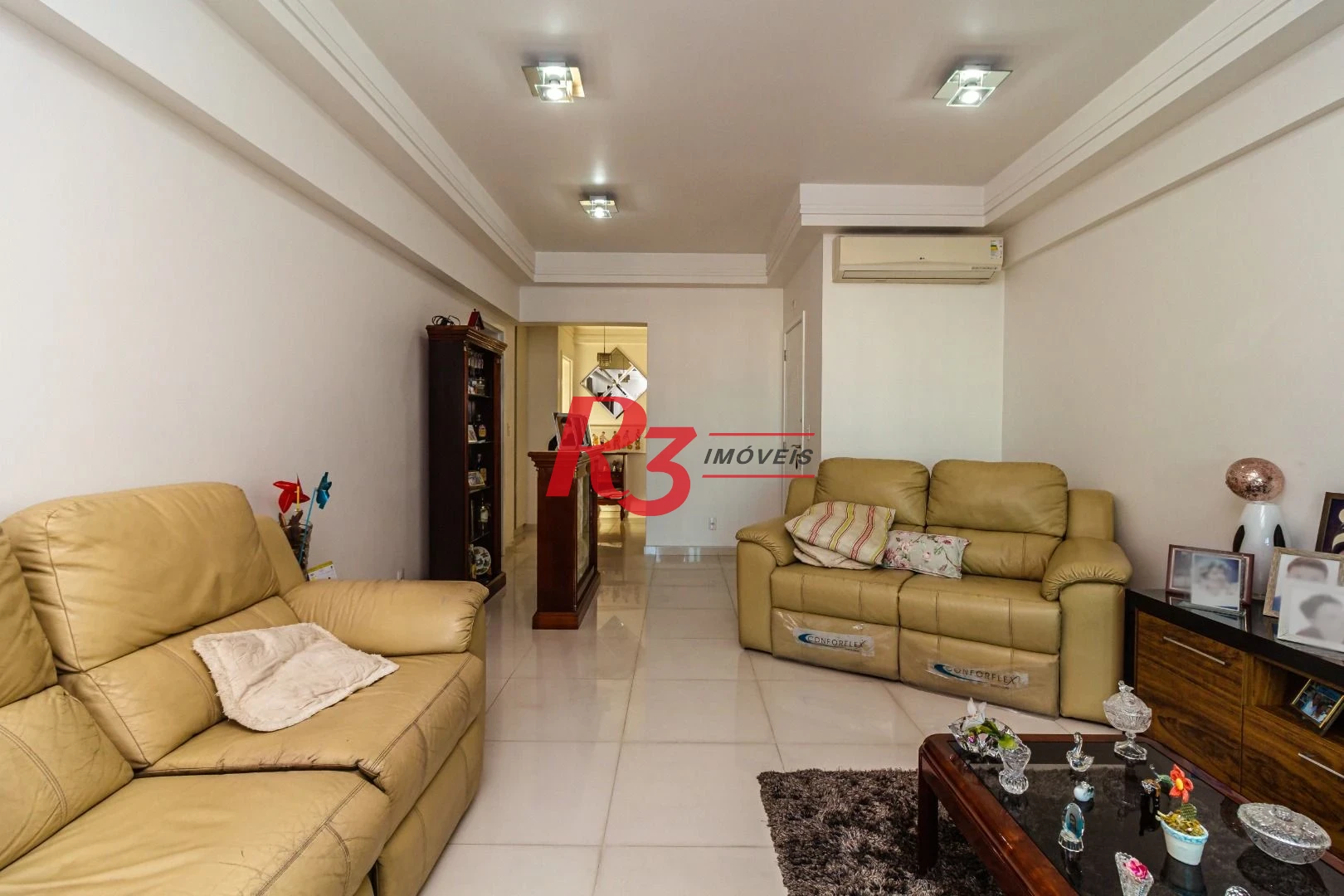 Apartamento com 2 dormitórios para alugar, 128 m² por R$ 12.000,00/mês - Aparecida - Santos/SP