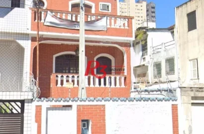 Sobrado com 2 dormitórios para alugar, 250 m² por R$ 5.500,00/mês - Pompéia - Santos/SP