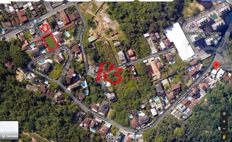 Terreno à venda, 700 m² por R$ 850.000,00 - Morro de Nova Cintra - Santos/SP
