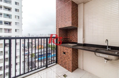 Apartamento Duplex à venda, 131 m² por R$ 989.000,00 - Encruzilhada - Santos/SP