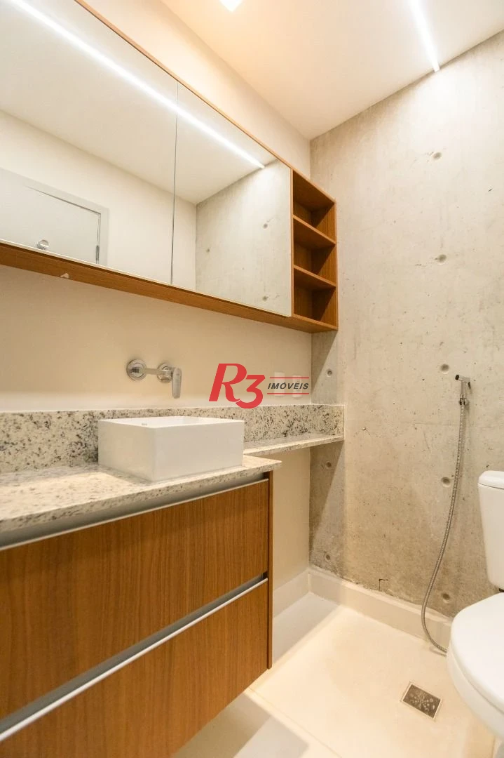 Apartamento com 2 dormitórios à venda, 70 m² por R$ 997.000,00 - Embaré - Santos/SP