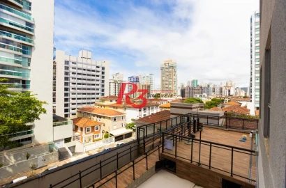 Apartamento com 2 dormitórios à venda, 70 m² por R$ 997.000,00 - Embaré - Santos/SP