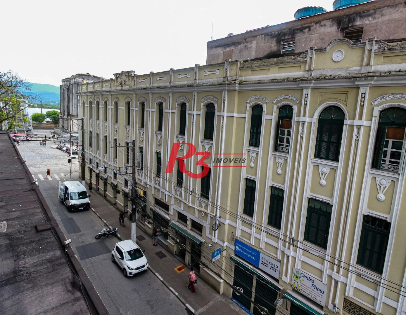 Sala comercial no Centro de Santos