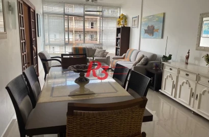 Apartamento com 3 dormitórios à venda, 140 m² por R$ 1.150.000,00 - Boqueirão - Santos/SP