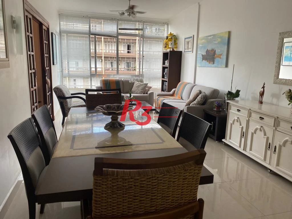 Apartamento com 3 dormitórios à venda, 140 m² por R$ 1.150.000,00 - Boqueirão - Santos/SP