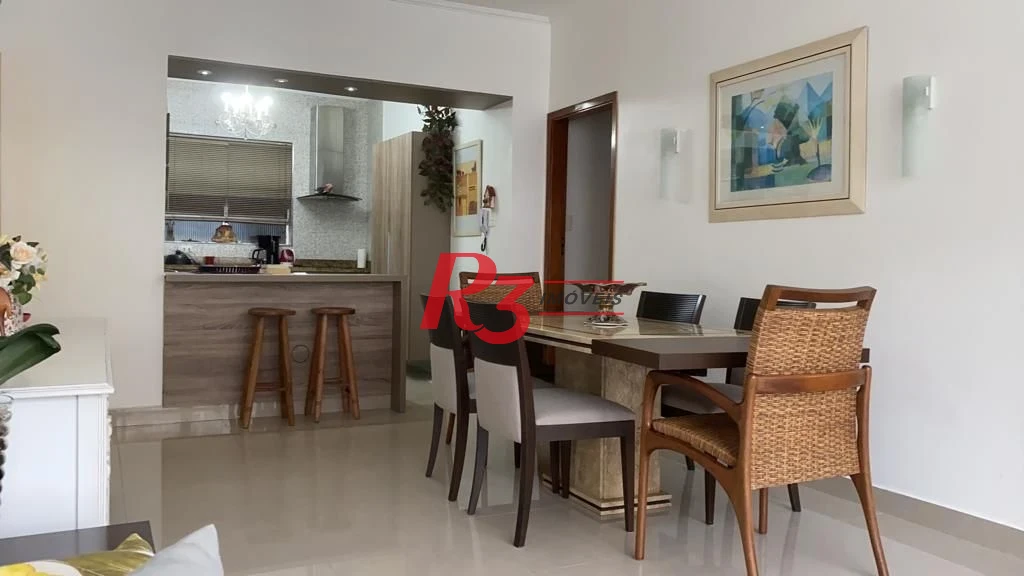 Apartamento com 3 dormitórios à venda, 140 m² por R$ 1.150.000,00 - Boqueirão - Santos/SP