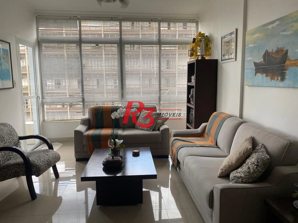 Apartamento com 3 dormitórios à venda, 140 m² por R$ 1.150.000,00 - Boqueirão - Santos/SP
