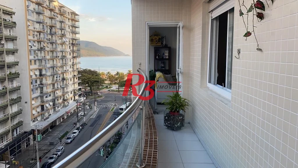 Apartamento com 3 dormitórios à venda, 140 m² por R$ 1.150.000,00 - Boqueirão - Santos/SP