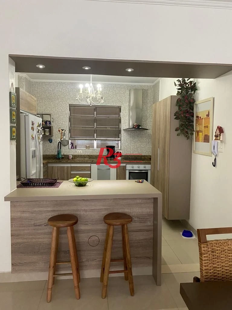 Apartamento com 3 dormitórios à venda, 140 m² por R$ 1.150.000,00 - Boqueirão - Santos/SP
