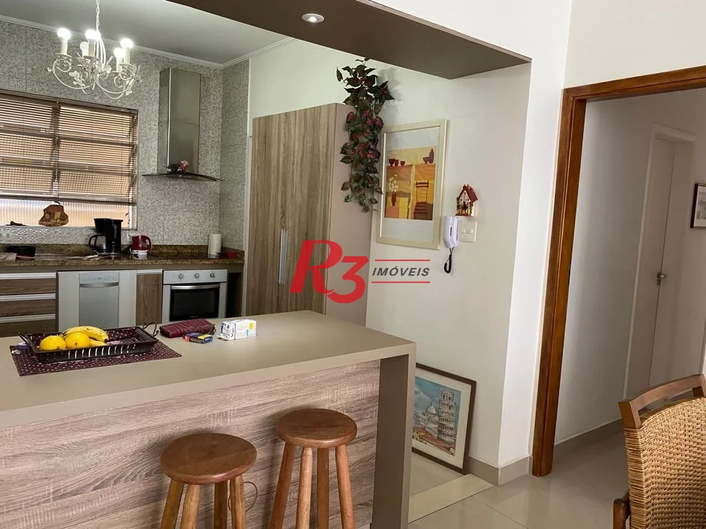 Apartamento com 3 dormitórios à venda, 140 m² por R$ 1.150.000,00 - Boqueirão - Santos/SP