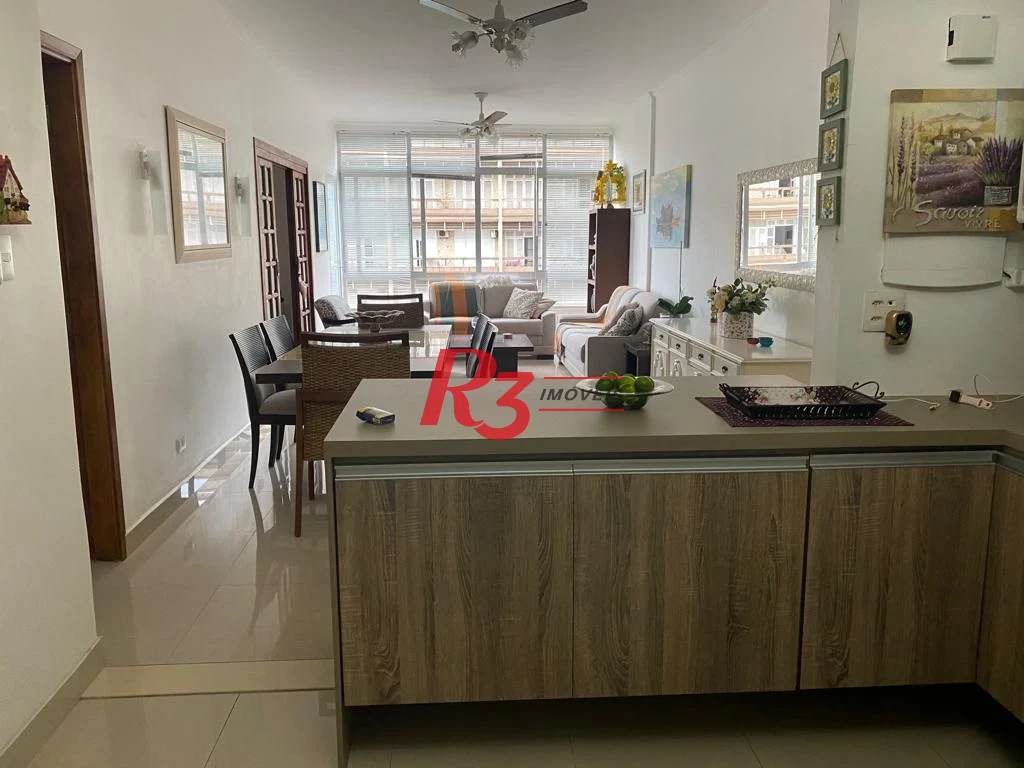 Apartamento com 3 dormitórios à venda, 140 m² por R$ 1.150.000,00 - Boqueirão - Santos/SP