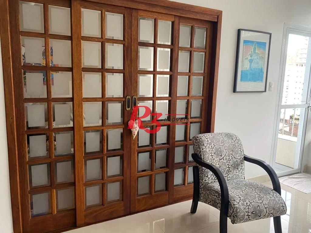 Apartamento com 3 dormitórios à venda, 140 m² por R$ 1.150.000,00 - Boqueirão - Santos/SP