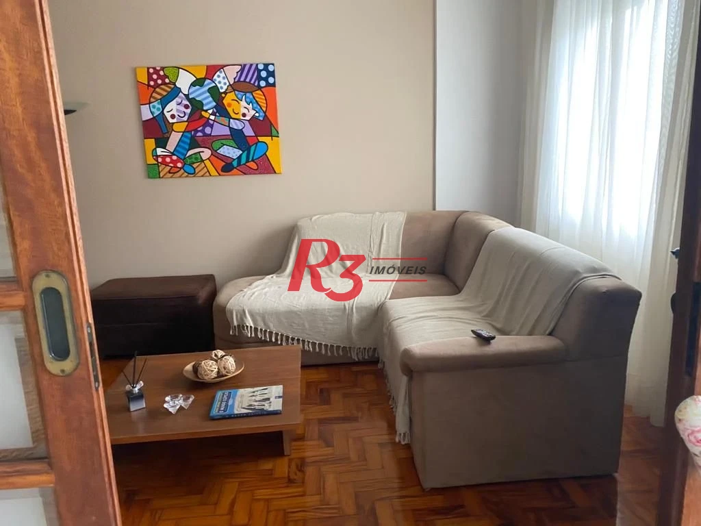 Apartamento com 3 dormitórios à venda, 140 m² por R$ 1.150.000,00 - Boqueirão - Santos/SP