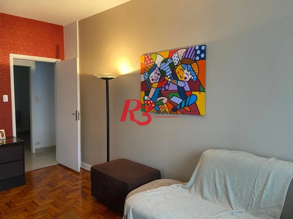 Apartamento com 3 dormitórios à venda, 140 m² por R$ 1.150.000,00 - Boqueirão - Santos/SP