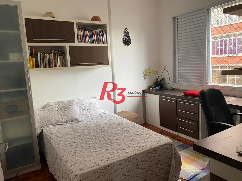 Apartamento com 3 dormitórios à venda, 140 m² por R$ 1.150.000,00 - Boqueirão - Santos/SP