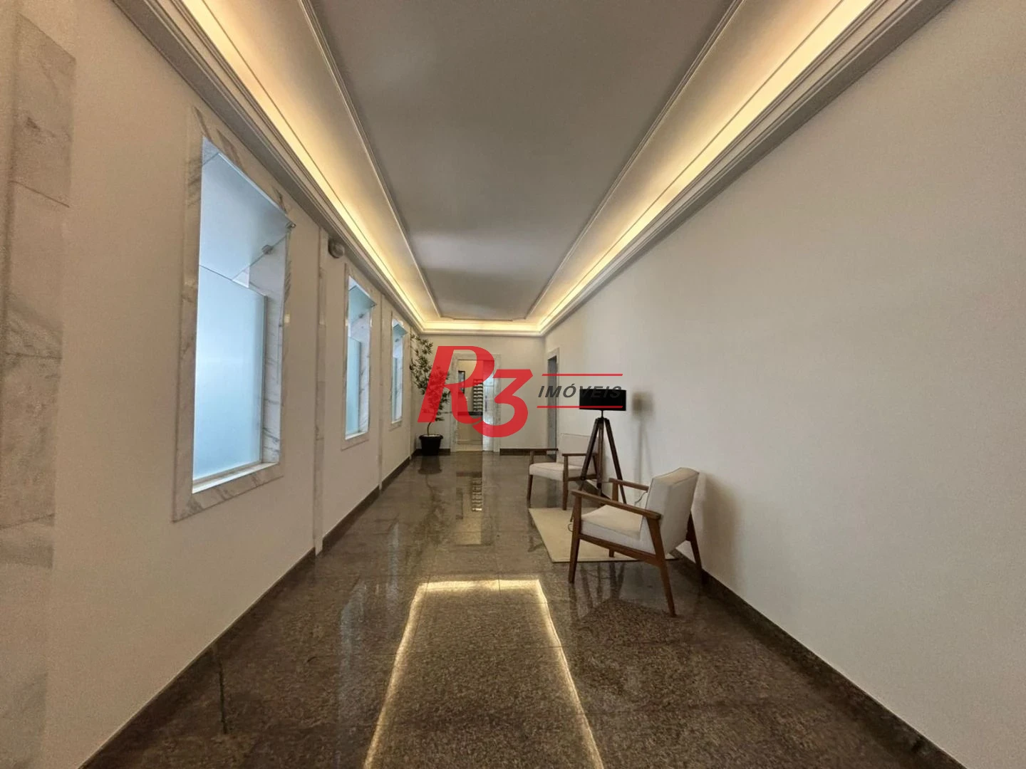 Apartamento para alugar, 115 m² por R$ 5.647,00/mês - Gonzaga - Santos/SP