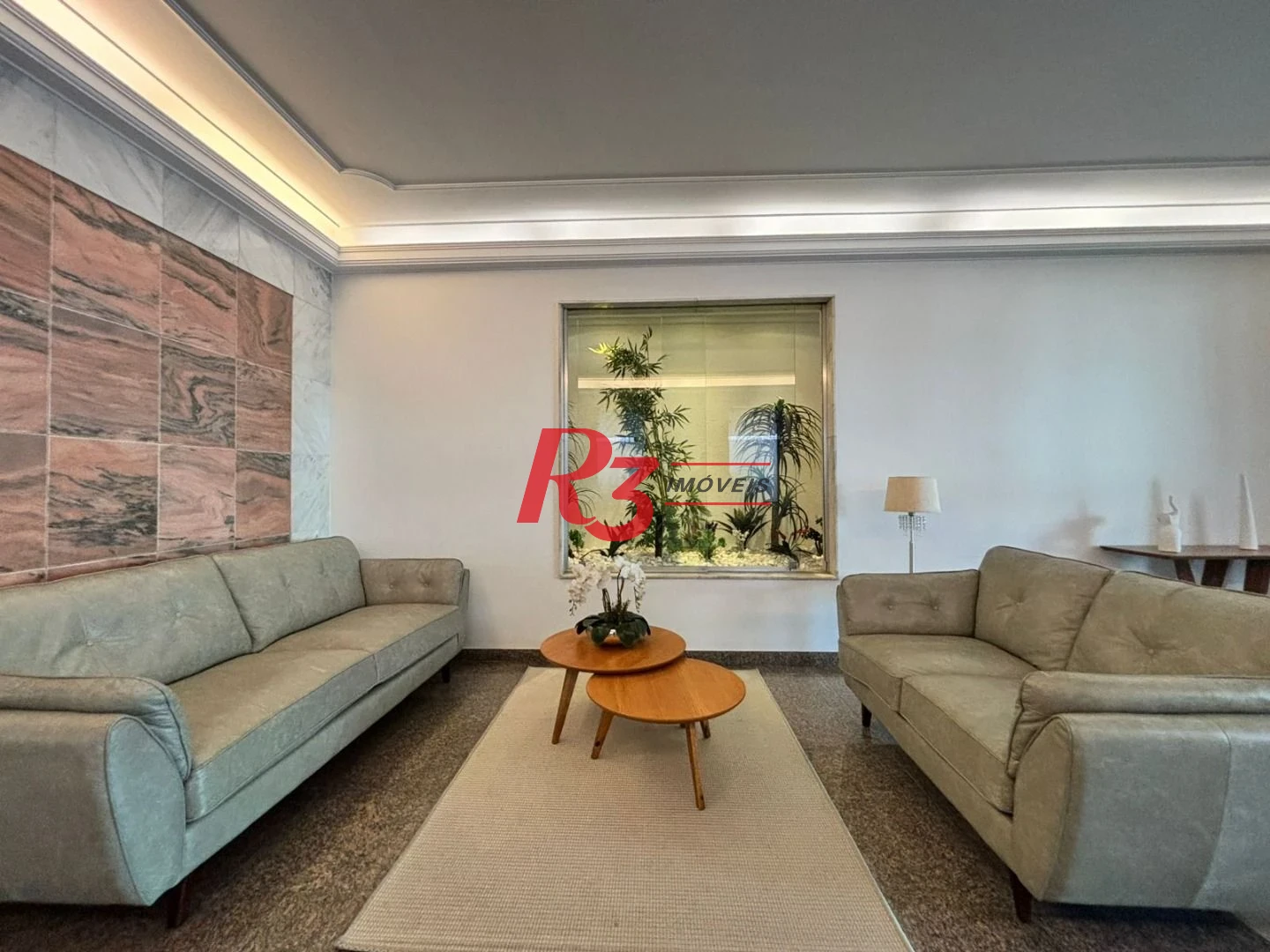 Apartamento para alugar, 115 m² por R$ 5.647,00/mês - Gonzaga - Santos/SP
