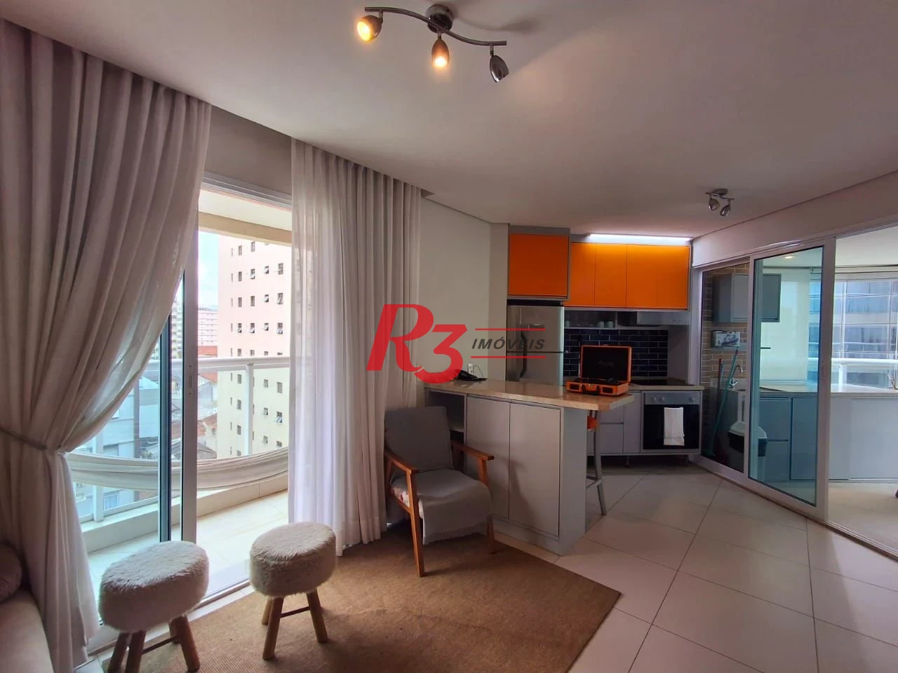 Apartamento com 1 dormitório à venda, 45 m² por R$ 800.000,00 - Gonzaga - Santos/SP
