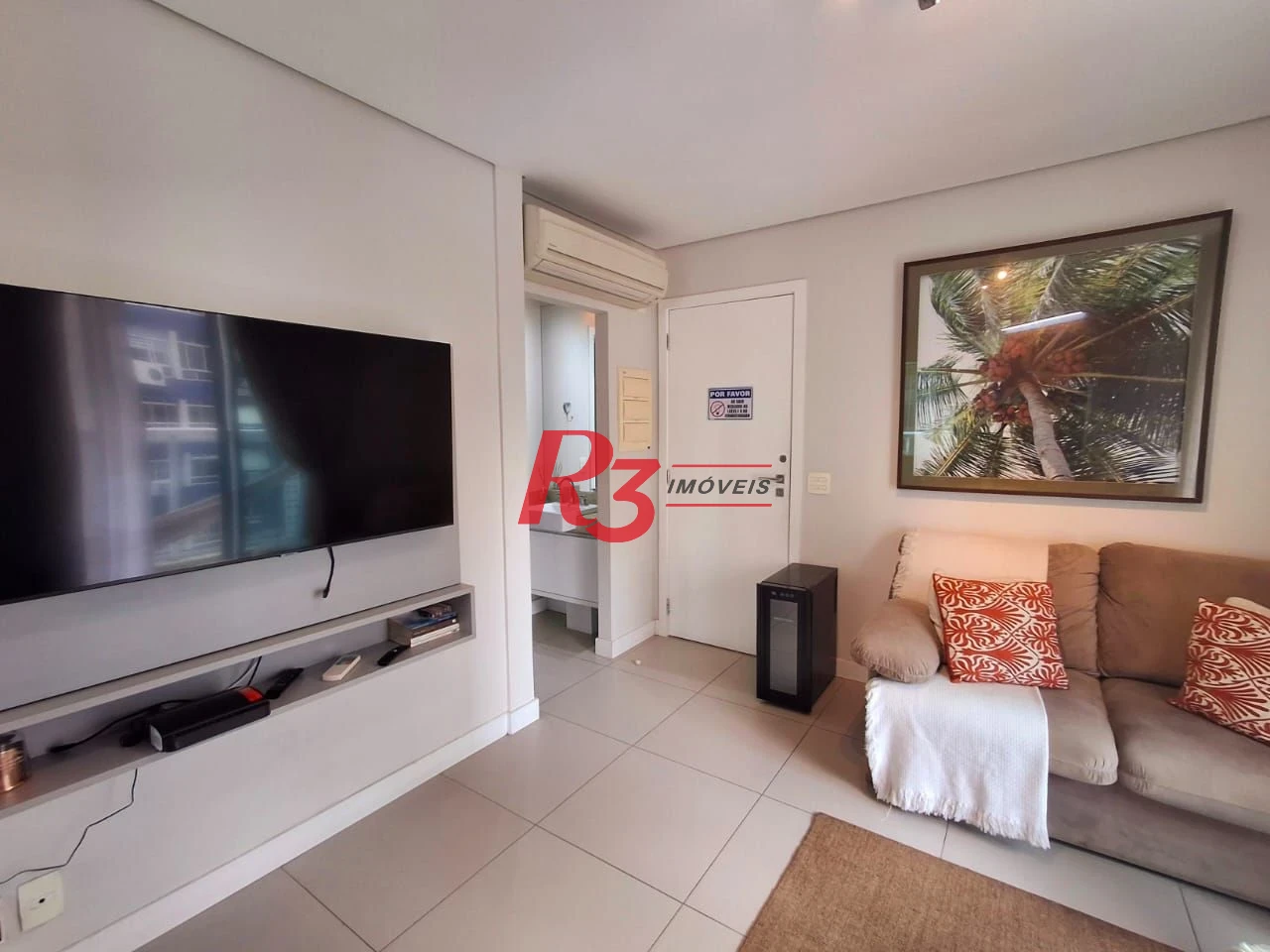 Apartamento com 1 dormitório à venda, 45 m² por R$ 800.000,00 - Gonzaga - Santos/SP
