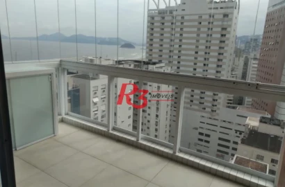 Apartamento para alugar, 46 m² por R$ 6.500,01/mês - Boqueirão - Santos/SP