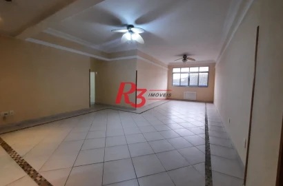 Apartamento com 3 dormitórios, 136 m² - venda por R$ 900.000,00 ou aluguel por R$ 6.561,21/mês - Boqueirão - Santos/SP