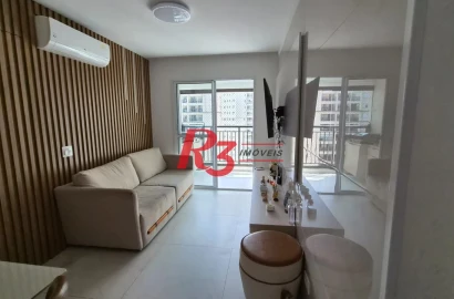 Apartamento com 2 dormitórios à venda, 63 m² por R$ 690.000,00 - Marapé - Santos/SP