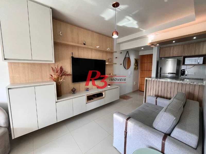 Apartamento com 2 dormitórios à venda, 53 m² por R$ 780.000,00 - Embaré - Santos/SP