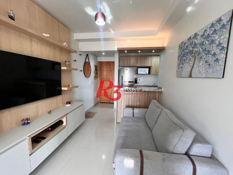 Apartamento com 2 dormitórios à venda, 53 m² por R$ 780.000,00 - Embaré - Santos/SP