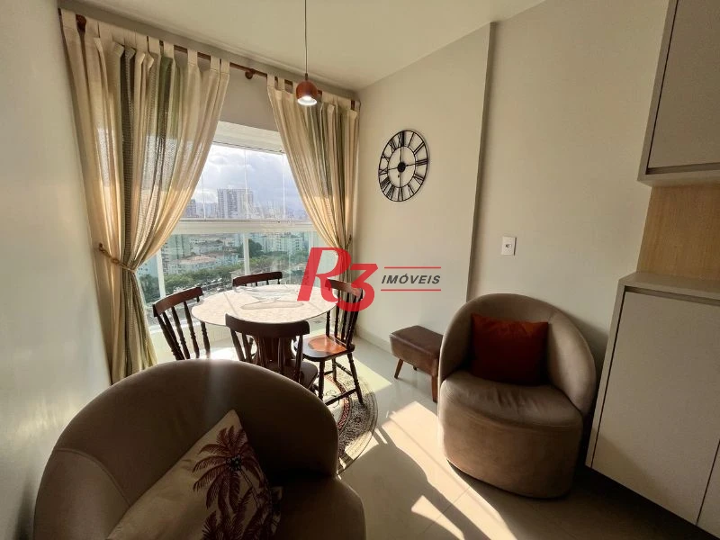 Apartamento com 2 dormitórios à venda, 53 m² por R$ 780.000,00 - Embaré - Santos/SP