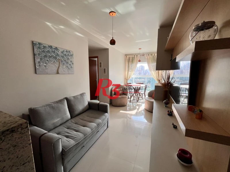 Apartamento com 2 dormitórios à venda, 53 m² por R$ 780.000,00 - Embaré - Santos/SP