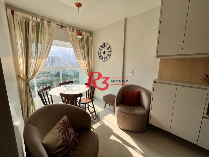 Apartamento com 2 dormitórios à venda, 53 m² por R$ 780.000,00 - Embaré - Santos/SP