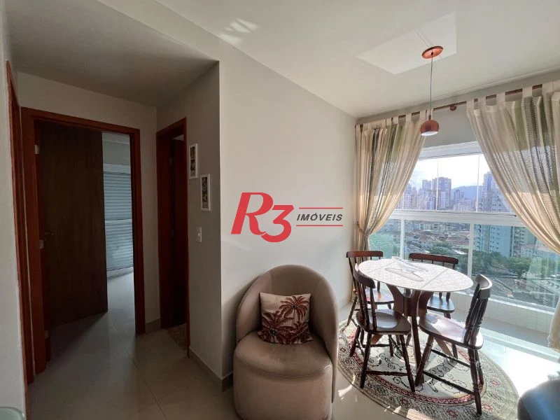 Apartamento com 2 dormitórios à venda, 53 m² por R$ 780.000,00 - Embaré - Santos/SP