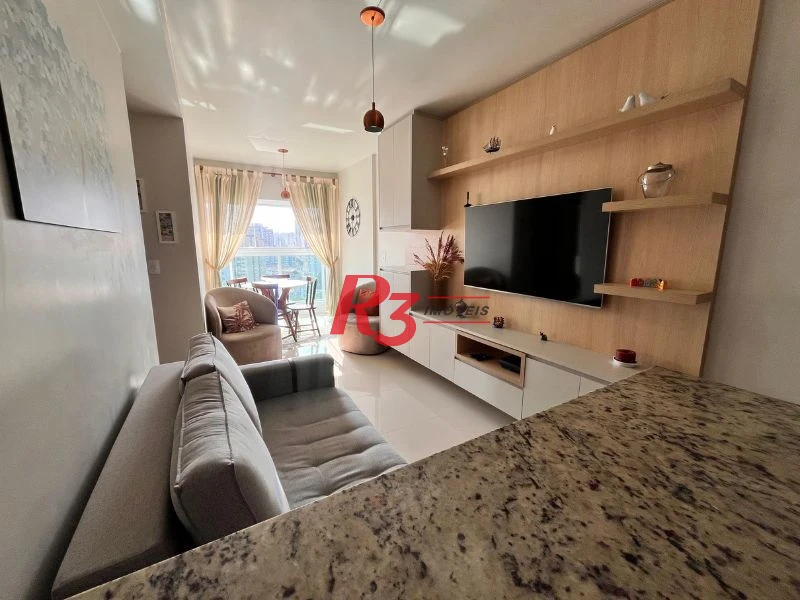 Apartamento com 2 dormitórios à venda, 53 m² por R$ 780.000,00 - Embaré - Santos/SP