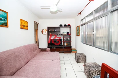 Apartamento com 3 dormitórios à venda, 84 m² por R$ 450.000,00 - Aparecida - Santos/SP