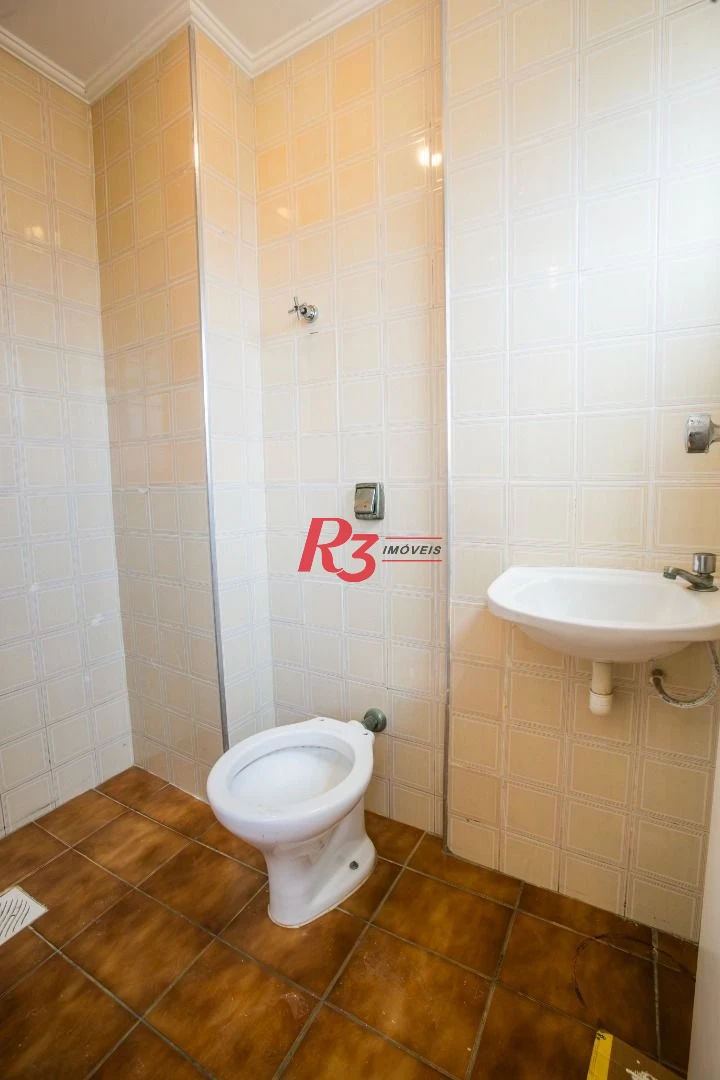 Apartamento para alugar, 112 m² por R$ 4.400,00/mês - Embaré - Santos/SP