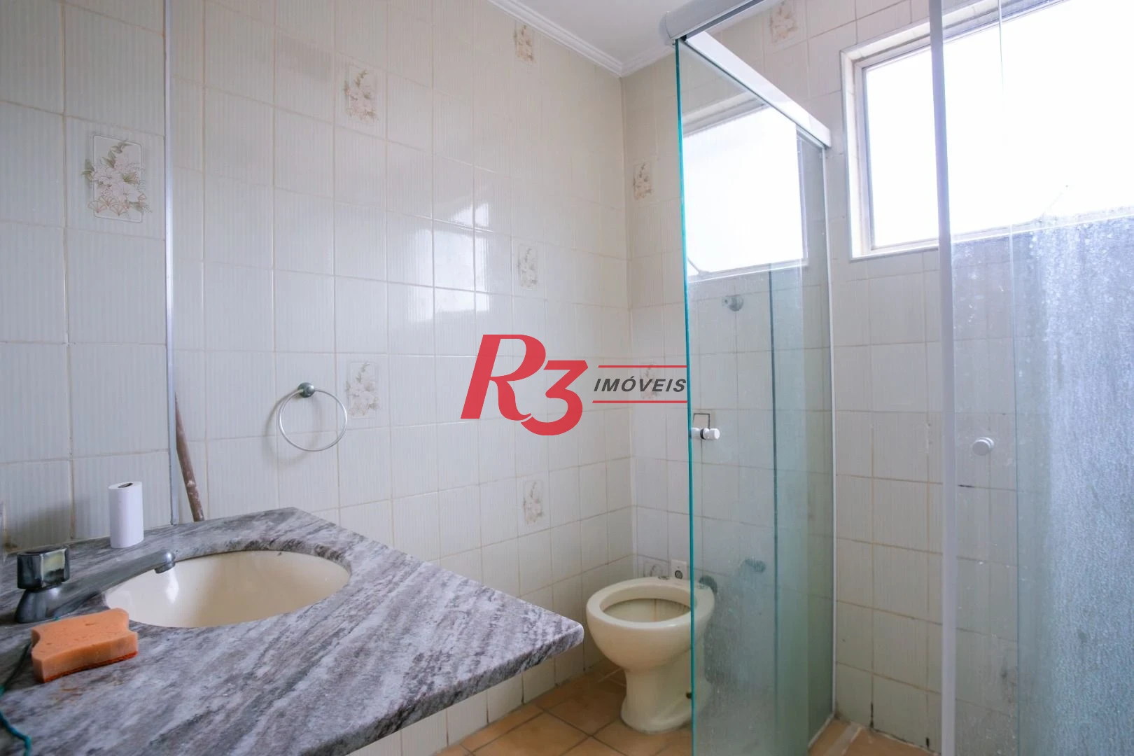 Apartamento para alugar, 112 m² por R$ 4.400,00/mês - Embaré - Santos/SP