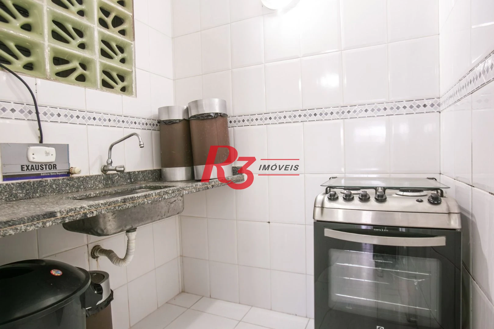 Apartamento para alugar, 112 m² por R$ 4.400,00/mês - Embaré - Santos/SP