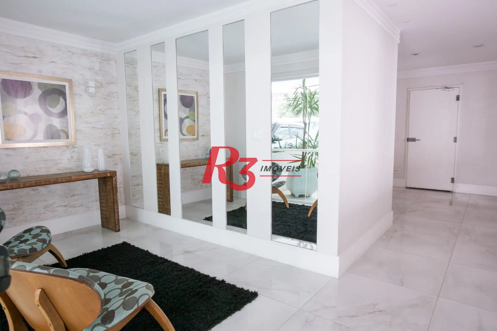 Apartamento para alugar, 112 m² por R$ 4.400,00/mês - Embaré - Santos/SP
