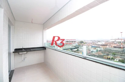 Apartamento à venda, 43 m² por R$ 445.000,00 - Macuco - Santos/SP