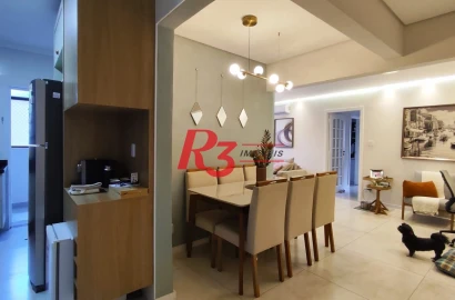 Apartamento à venda, 94 m² por R$ 635.000,00 - Aparecida - Santos/SP