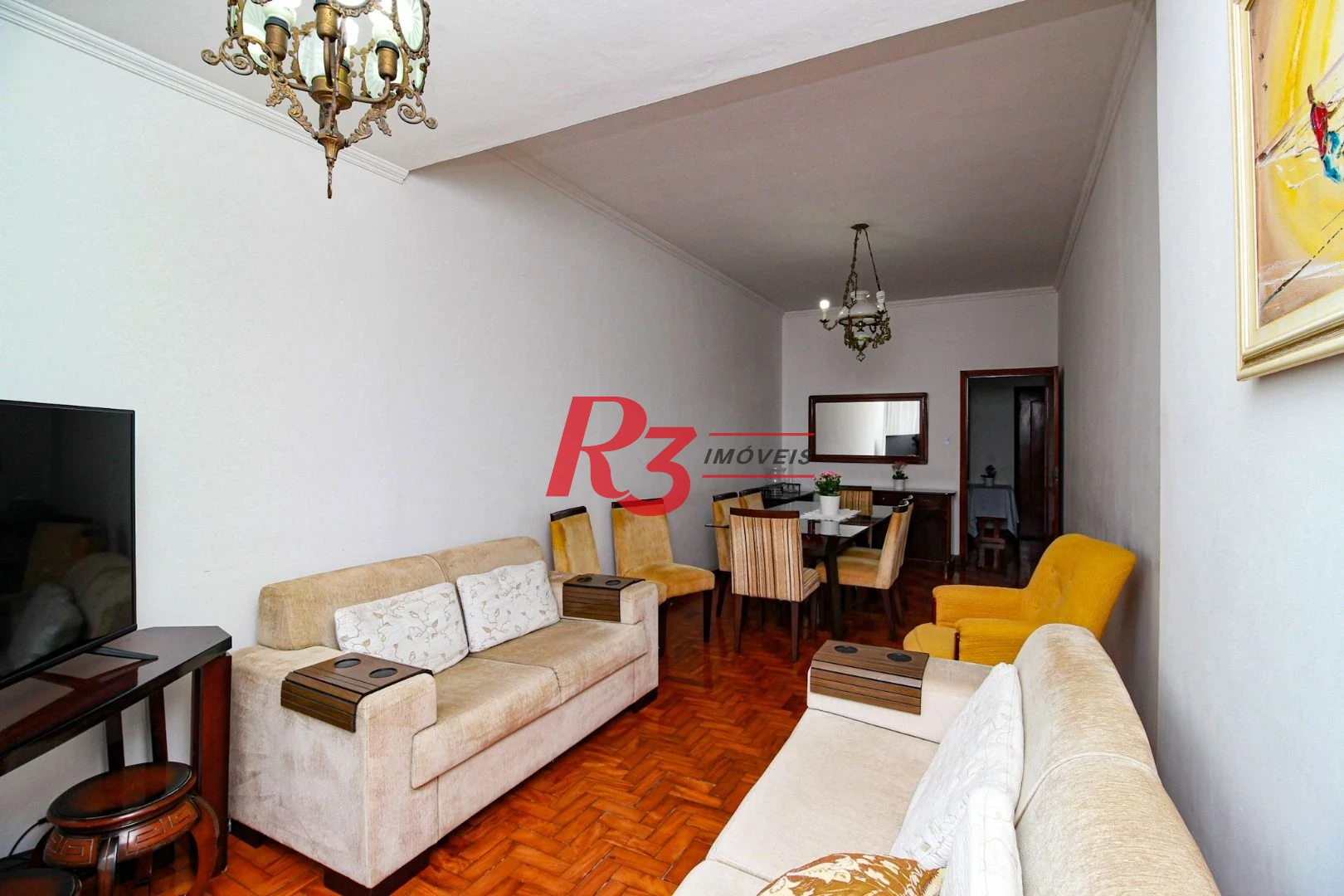 Apartamento com 2 dormitórios à venda, 105 m² por R$ 532.000,00 - Centro - São Vicente/SP