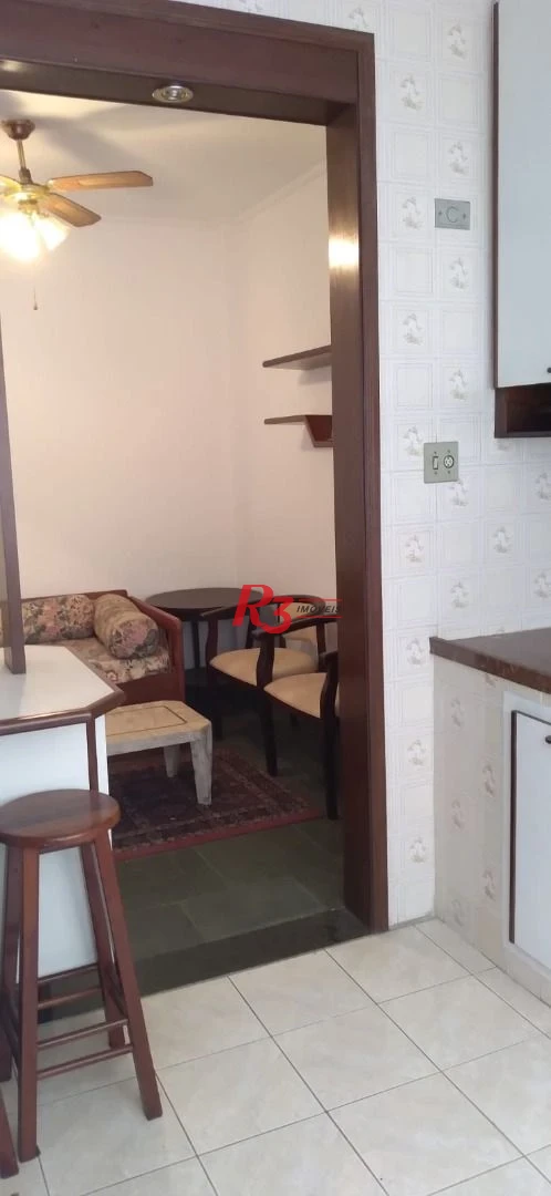 Apartamento com 1 dormitório, 50 m² - venda por R$ 470.000,00 ou aluguel por R$ 3.785,00/mês - Gonzaga - Santos/SP